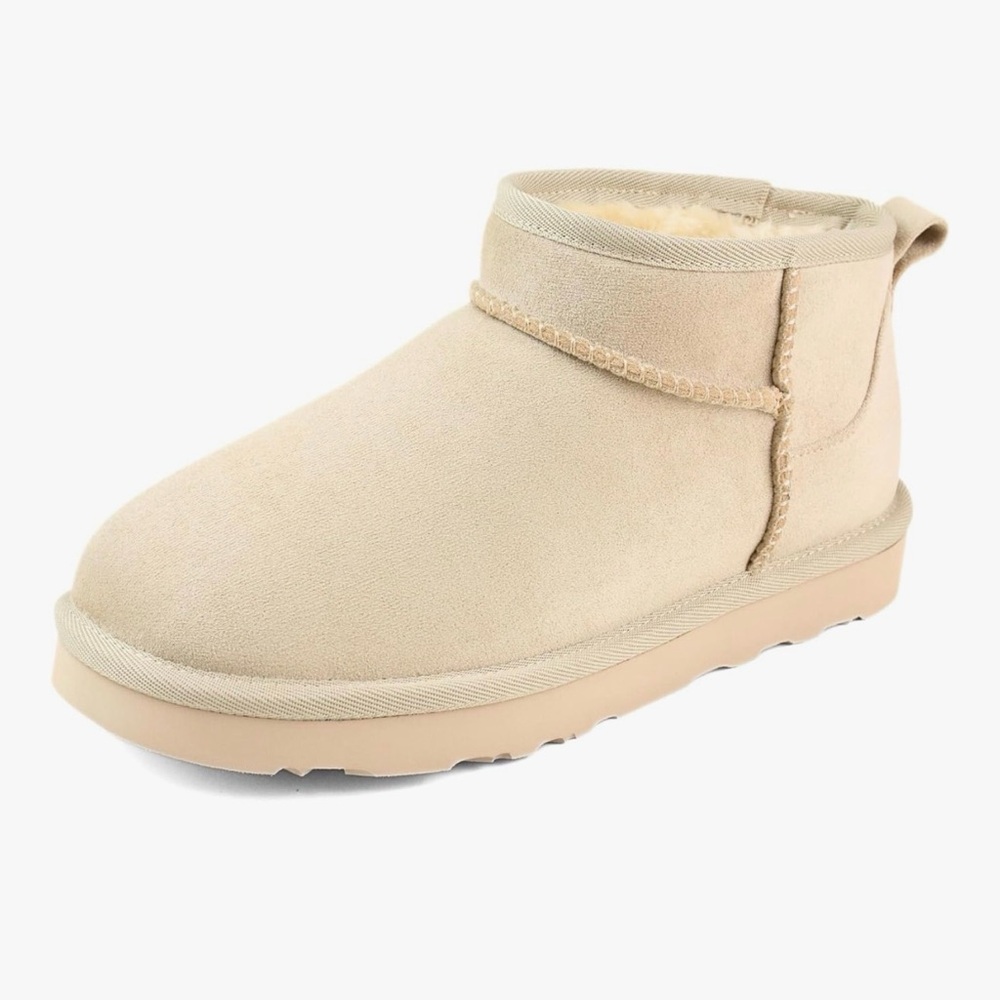 Women's Cream Ankle Booties